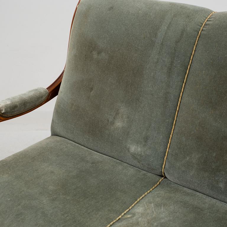 A set of 9 pieces of furniture, probably France and mid 19th century.