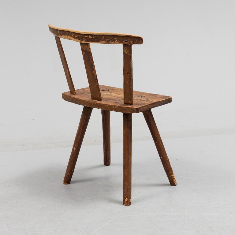 A 18th/19th century wooden chair.