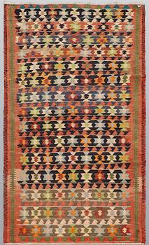 Matta, Persisk Nomad Kelim, ca 324 x 143 cm.