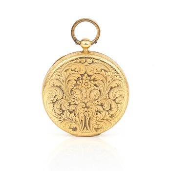 HERRFICKUR, guld 18K, Chester, England 1800-tal. Vikt ca 70 gram.