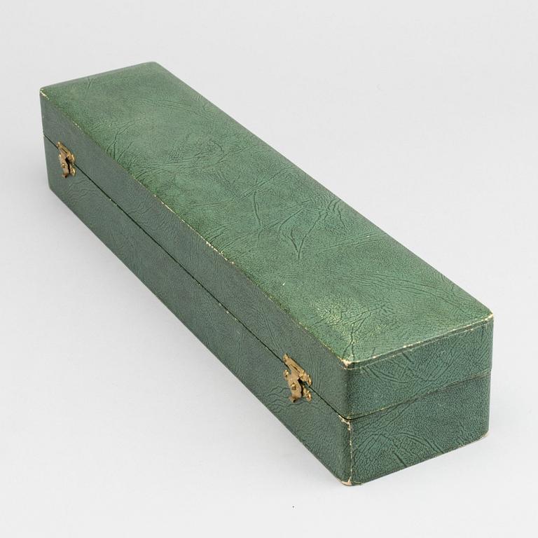 SUPKOPPAR / BÄGARE, 6 st, silver, Carl Fredrik Carlman, 1949.