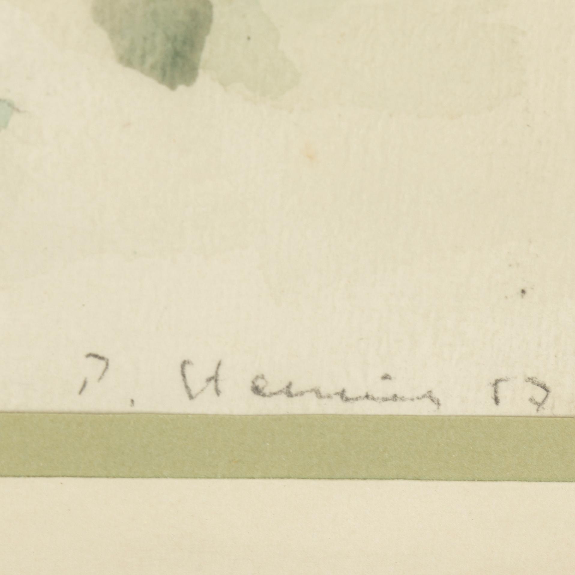 PER STENIUS, mixed media, two, signed P. Stenius and dated 57 and 59.