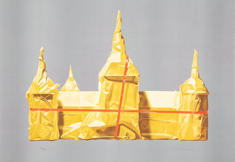 Yrjö Edelmann, "Wrapped Castle of Kalmar".