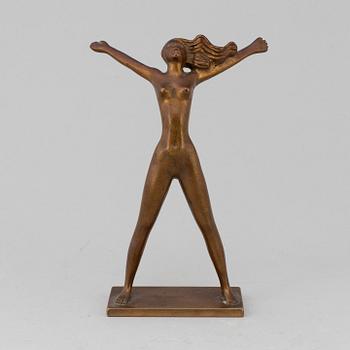 A bronze sculpture by Stig Blomberg, Ystad-Brons.