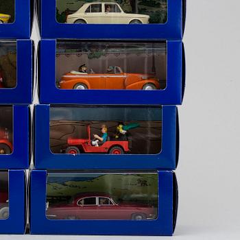 a collection of 26 Tintin cars, Hergé-Moulinsart.