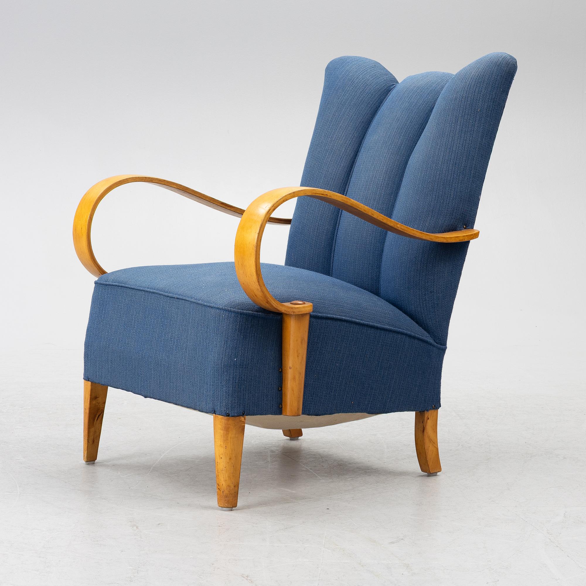 A Swedish Modern armchair, 1940s.