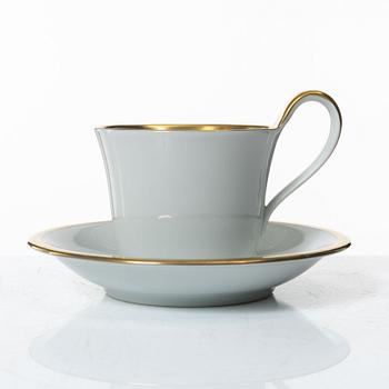 A 24-piece porcelain coffee service, Bing & Grøndahl, Denmark.