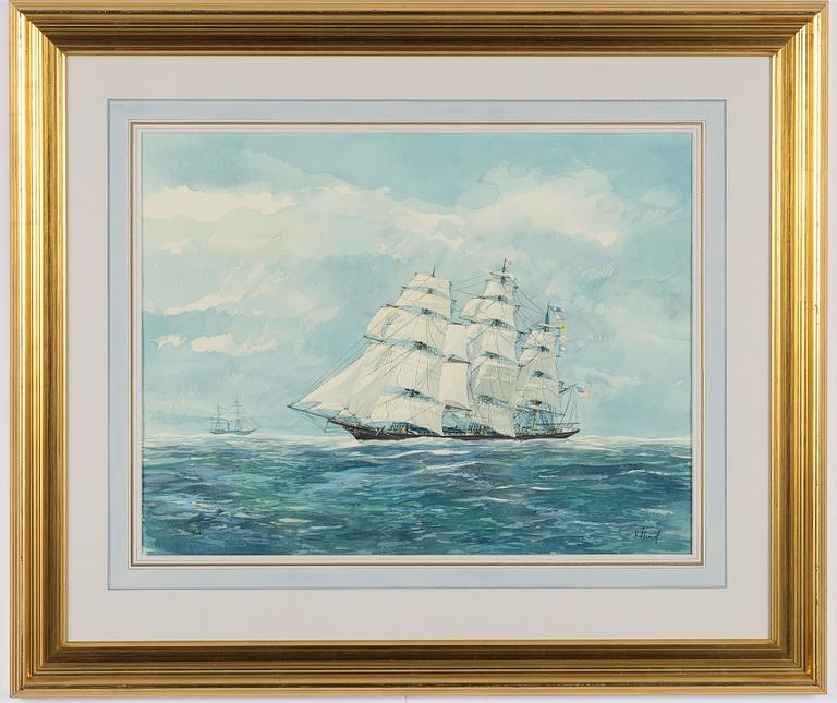 Ulf Ålund, Amerikansk clipper för fulla segel.