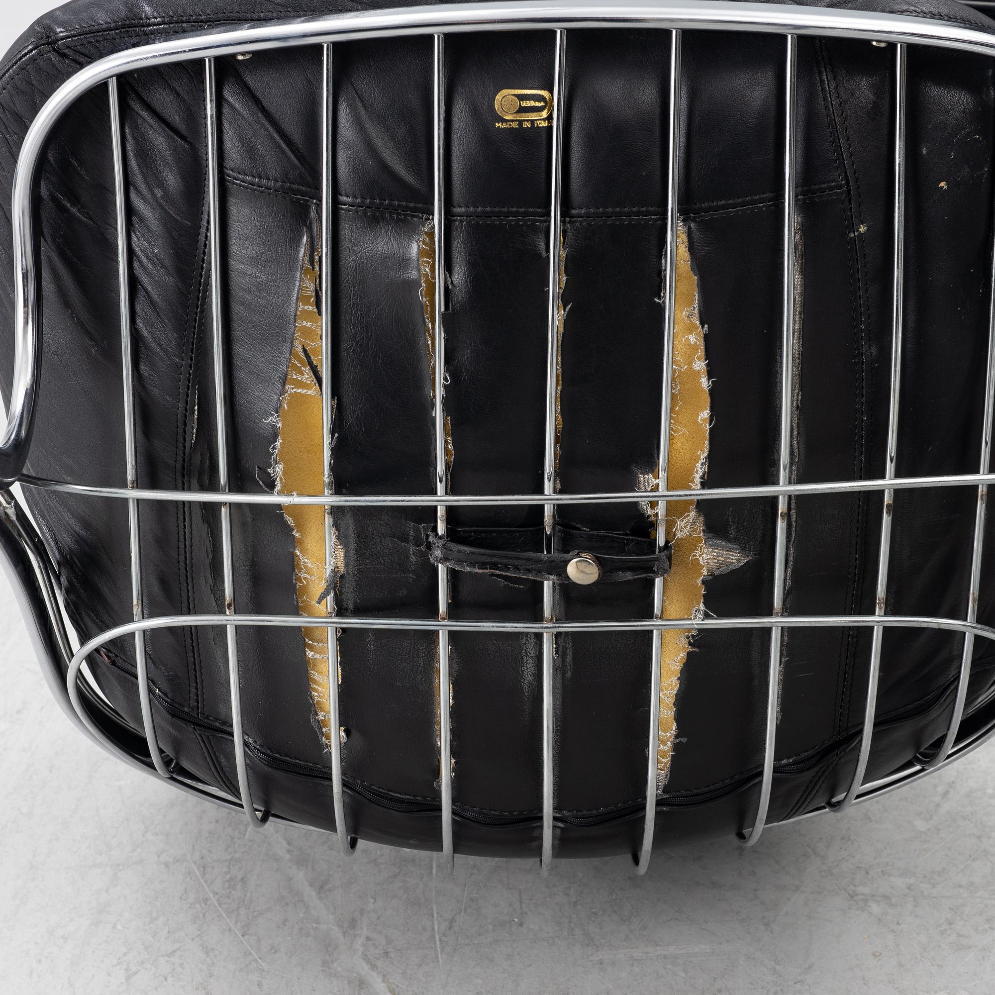 Gastone Rinaldi, chairs 6 pcs, "Sabrina", second half of the 20th century.