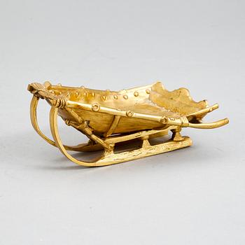 SLÄDE, brons, ostämplad, troligen Ryssland, 1900-talets första hälft.