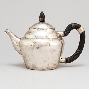 GEORG JENSEN, a model 28 silver coffee pot from Copenhagen, Denmark.