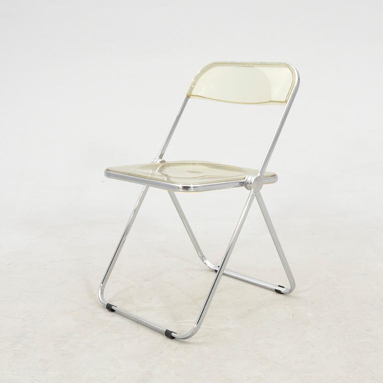 Giancarlo Piretti, fällstolar 4 st, "Plia", Castelli, formgivna 1967.