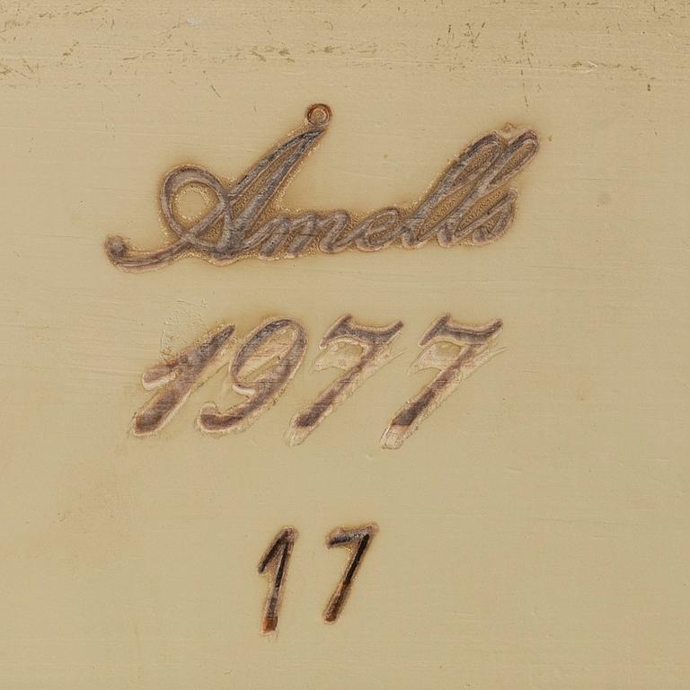 SIDOBORD, SPEGEL, PIEDESTAL samt HÄNGSKÅP, Åmells 1977.