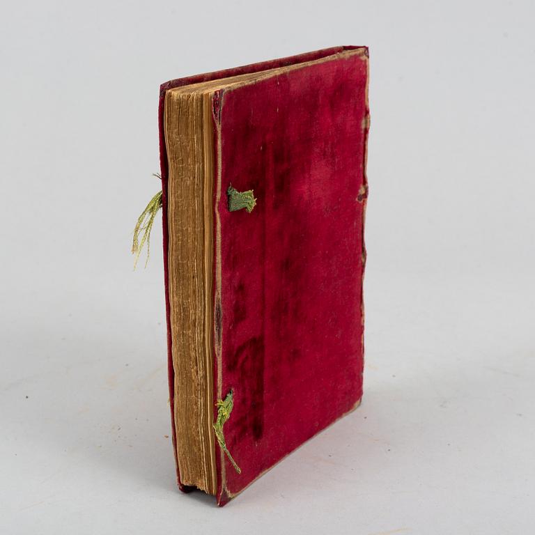 Confessio fidei 1593/4 in an authentic velvet binding.