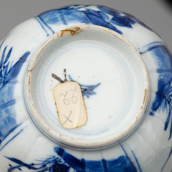 KOPPAR med FAT, 6 st, samt övriga delar, 21 st, Kina, Qing dynastin (1644-1912).