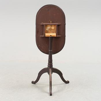 A 19th century foldable table.