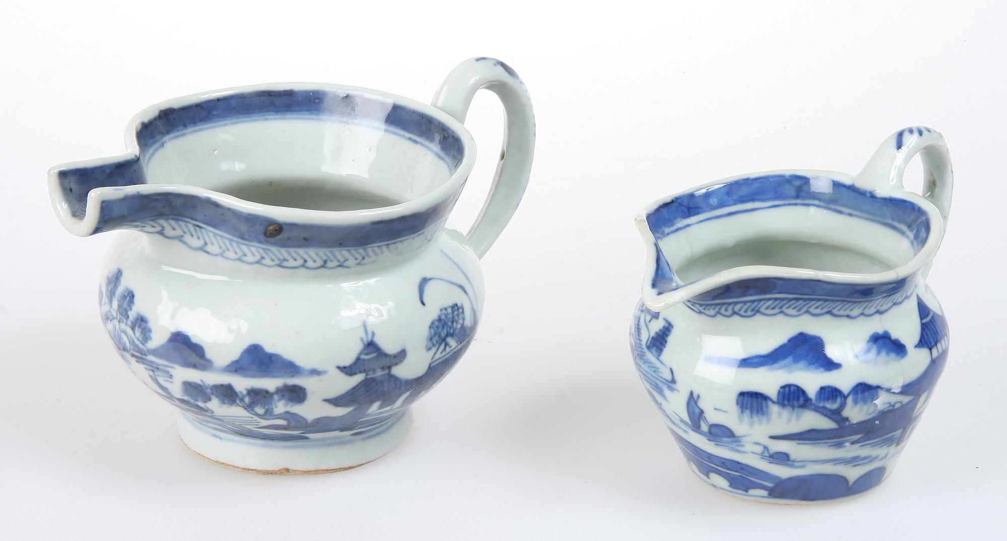 SÅSSNIPOR, 2 st, porslin, Kina.