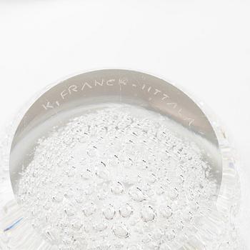 Kaj Franck, vases, 2 pcs, glass, Iittala, Finland.