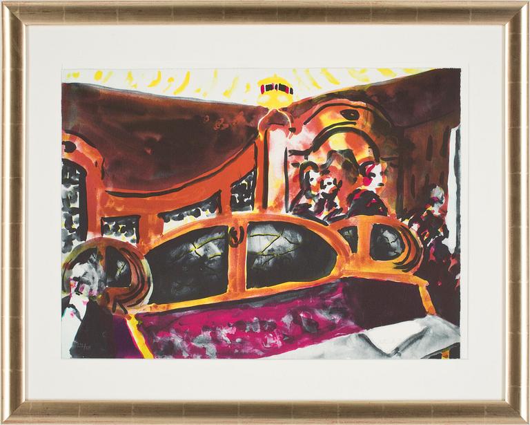 PETER DAHL, färglitografi, signerad och numrerad 222/375.