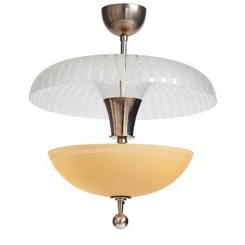 Erik Tidstrand, a ceiling lamp, model "29294", Nordiska Kompaniet 1930s.