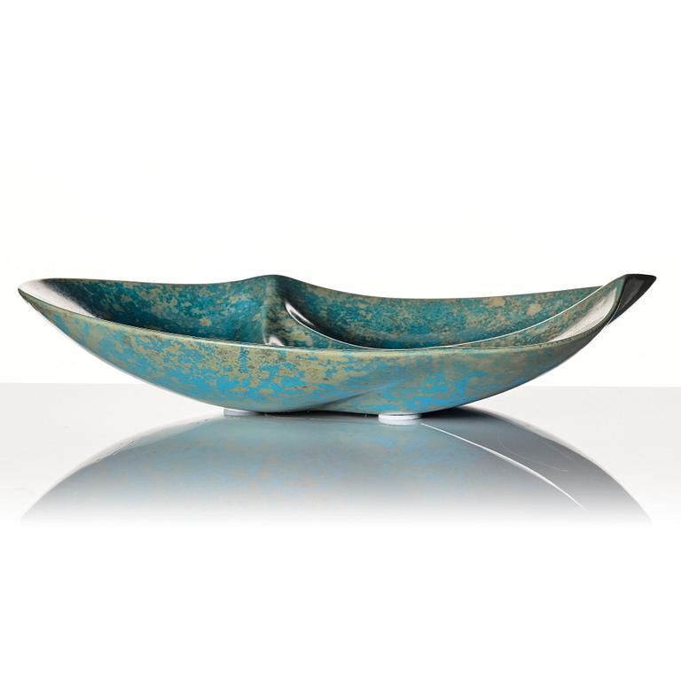 Hans Hedberg, a faience dish, Biot, France.