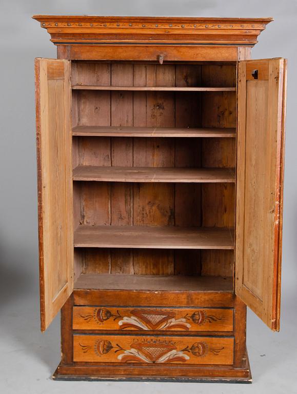 SKÅP, allmoge, tidigt 1800-tal.