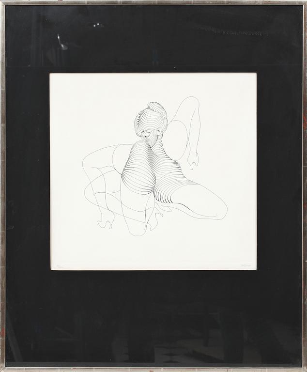 HANS BELLMER, litografi, sign o numr 46/100.