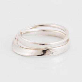 VIVIANNA TORUN BÜLOW-HÜBE, ring, Möbius, nr 369. Silver.