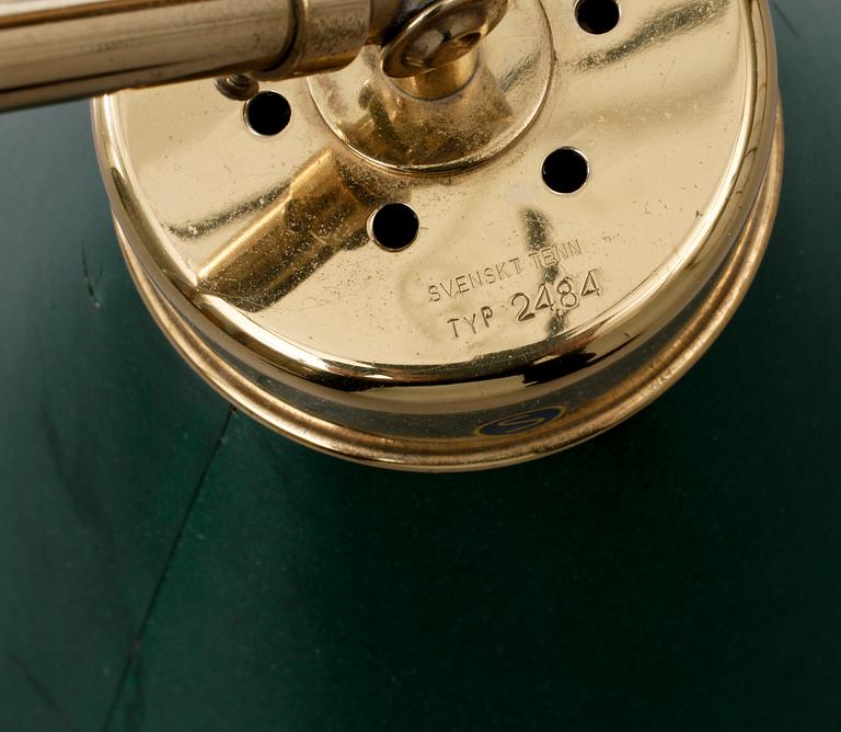 VÄGGLAMPA, mässing, nr 2484, Josef Frank, Svenskt Tenn.