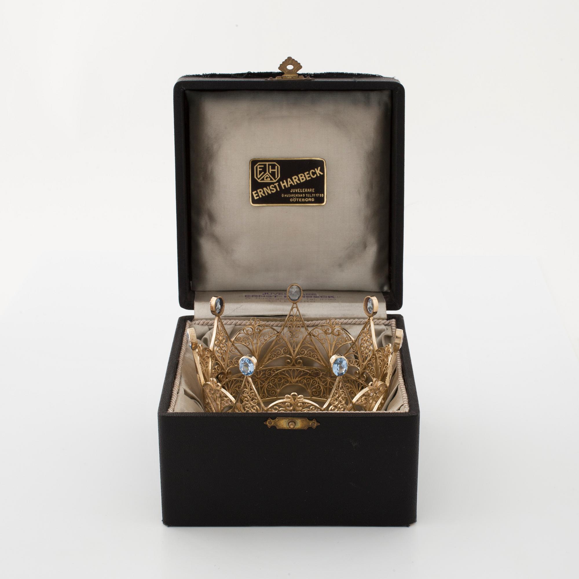 A bridal crown by Olav Kristensen, Göteborg, 1939.