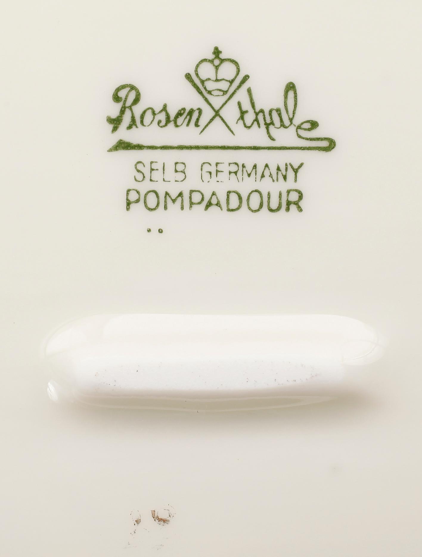 MATSERVIS, 57 del, porslin, Pompadour, Rosenthal.