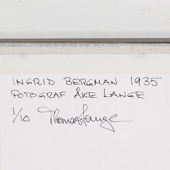 ÅKE LANGE, C-print, efter, numrerad 1/10.