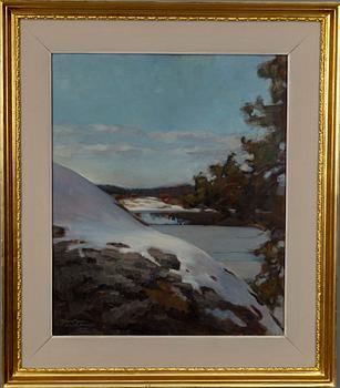 Axel Haartman, AXEL HAARTMAN, WINTER LANDSCAPE.