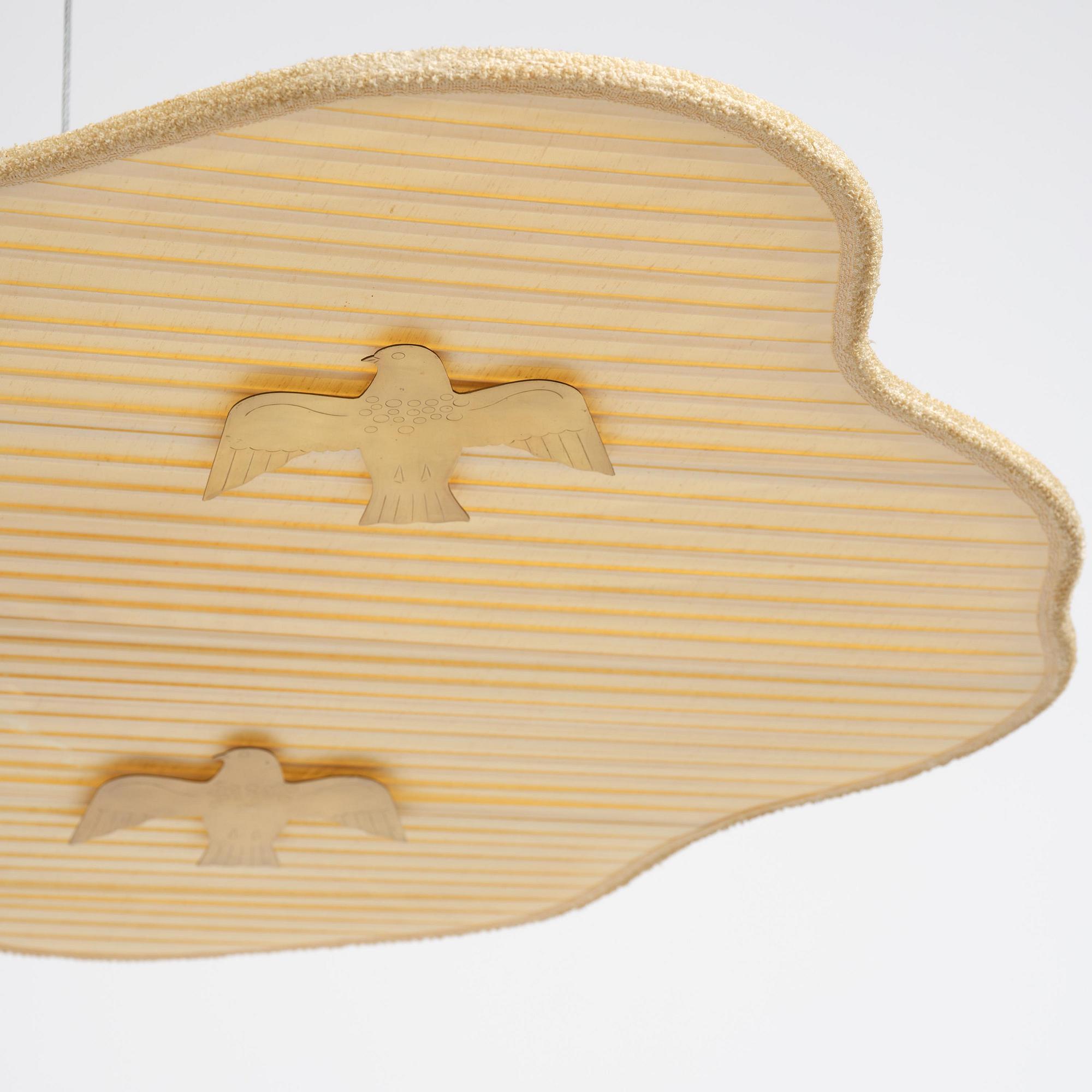 Hans Bergström, plafond, "Molnet", ateljé Lyktan, Åhus, 1940-50-tal.