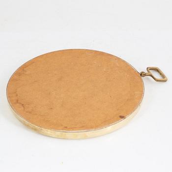 Estrid Ericson or Josef Frank, mirror, brass, model "H2672", Svenskt Tenn, 1950-60s.