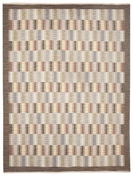 812. CARPET. Rölakan (flat weave). Signed Brita Grahn.