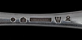 MATSKEDAR, 3 st, silver, bl a E Holmberg, Lund 1803. Tot ca 200 g.