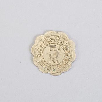 PARTI MEDALJER, MYNT, POLETTER, VIKTER, mest Sverige, 1800-1900-tal.