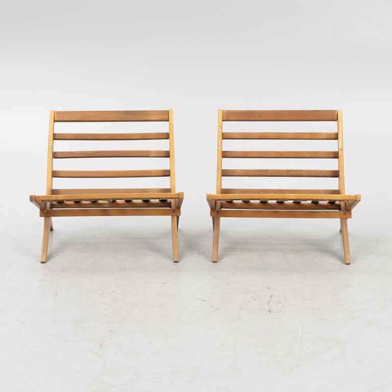 Gillis Lundgren, fåtöljer, "Bumerang", Ikea, 1950/60-tal.