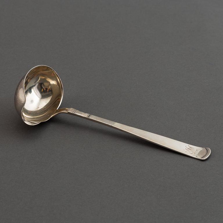 Jacob Ängman, silver cutlery 'Rosenholm' (25 pc), GAB.