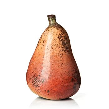 77. Hans Hedberg, a faience sculpture of a pear, Biot, France.