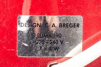ADVENTSSLJUSSTAKAR, ett par,  design C.A Breger för Luma.