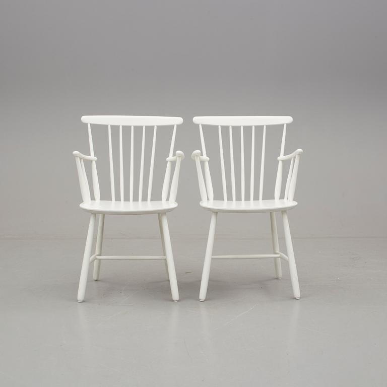 KARMSTOLAR, ett par, 1960-/70-tal.