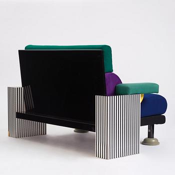 Michele De Lucchi, a "Lido" sofa, Memphis, Italy, post 1982.