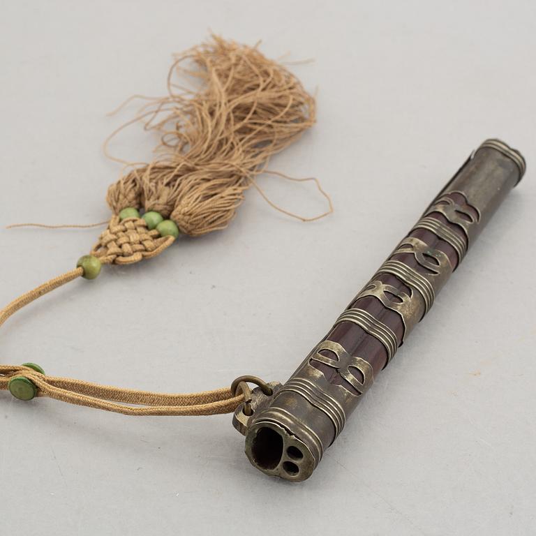 A travel cutlery set, Japan, early 20th century.