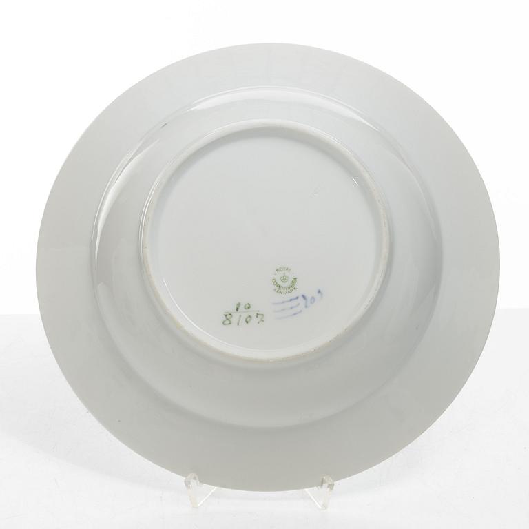 An 85-piece "Blå Blomst' porcelain dinner and cofee service, Royal Copenhagen, Denmark.