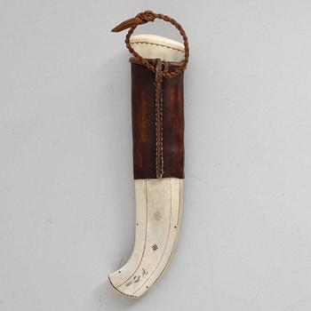 A knife, signed and dated 1992.