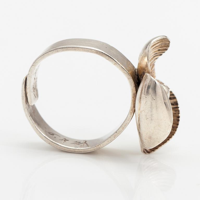 Elis Kauppi, Ring, silver. Kupittaan kulta, Åbo 1970.