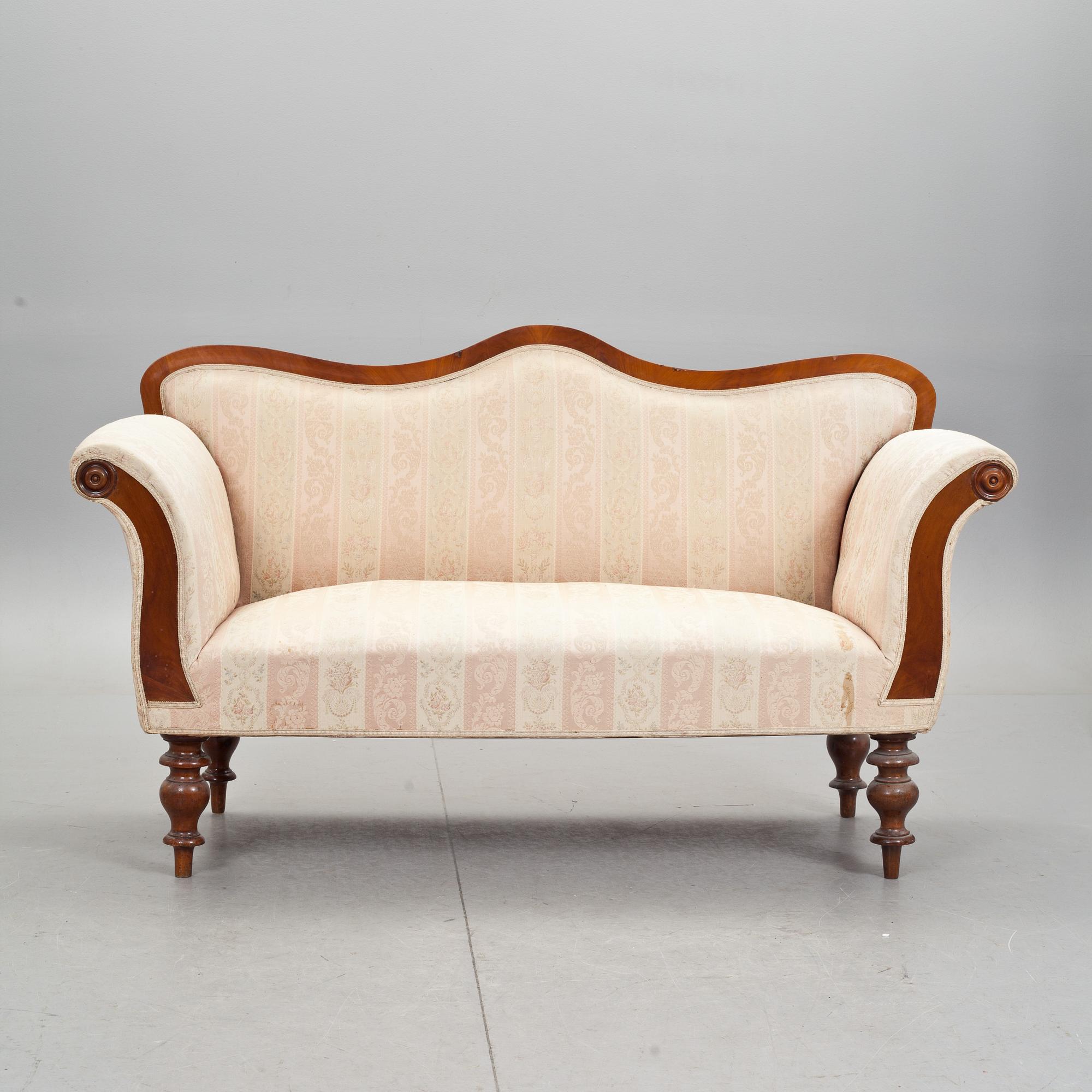 SOFFA, oskariansk, 1800-talets slut.