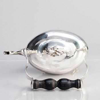Pehr Zethelius, tekanna, silver, Stockholm 1769. Rokoko.